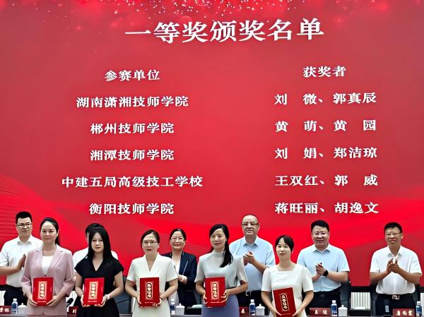2024年湖南省技工院校教师职业能力大赛 一等奖